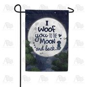 I Woof You Garden Flag