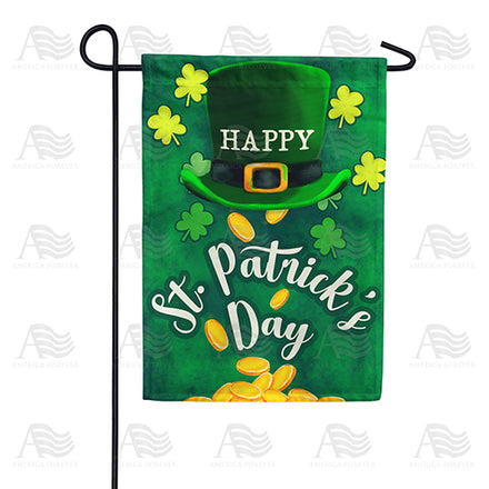 America Forever Irish Lucky Day Garden Flag