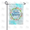 Spring Wreath Garden Flag