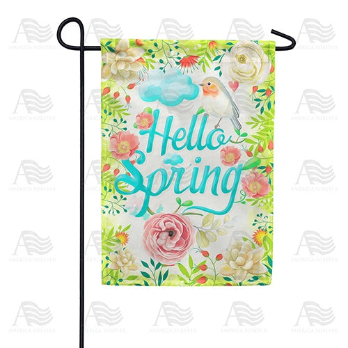 Singing Spring's Praises Garden Flag