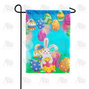 America Forever Decorating Easter Eggs Garden Flag