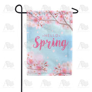 Spring Cherry Blossoms Garden Flag
