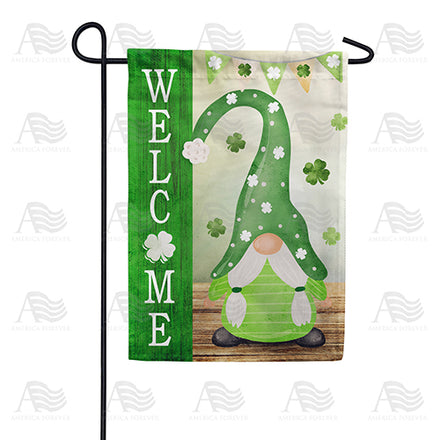 Irish Gnome Garden Flag