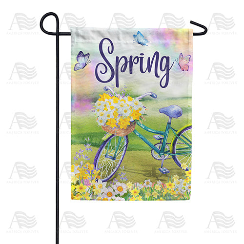 Spring Ride Garden Flag