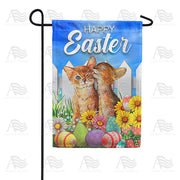 A Purr-fect Easter Garden Flag