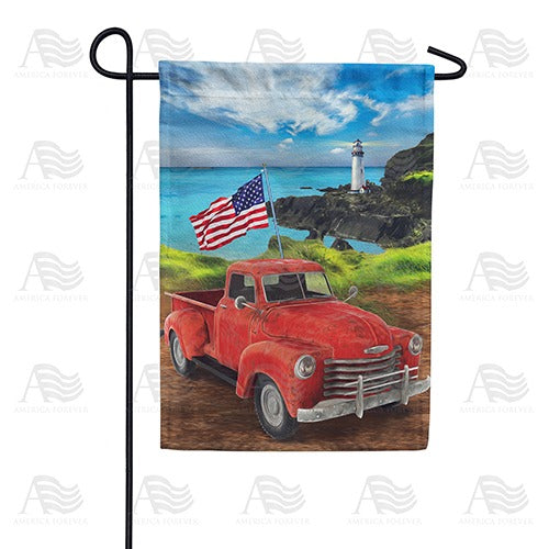 American Truck Garden Flag