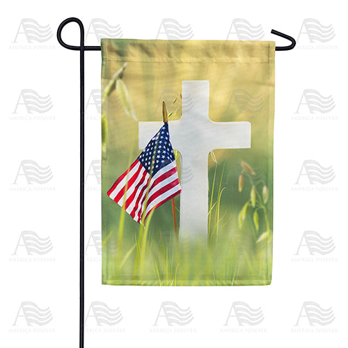 Remember their Sacrifice Garden Flag