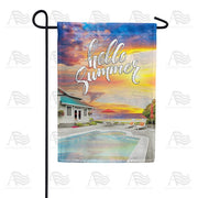 Summer Retreat Garden Flag