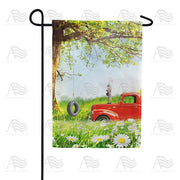 Butterfly Catcher Garden Flag