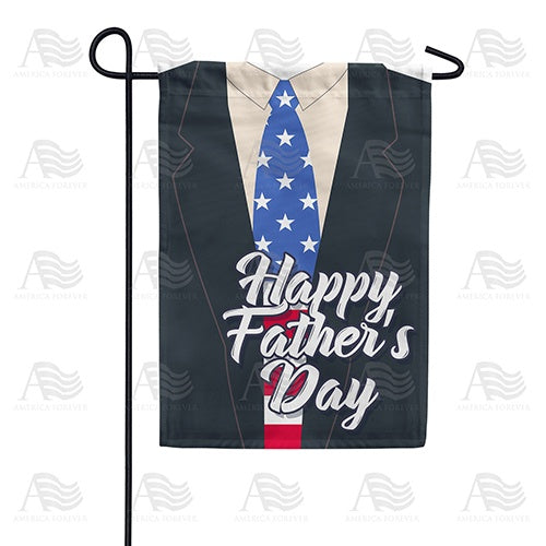 Patriotic Dad Garden Flag