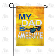 Awesome Dad Garden Flag