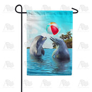 Dolphin Playground Garden Flag