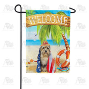 Dog Paddle Winner Garden Flag