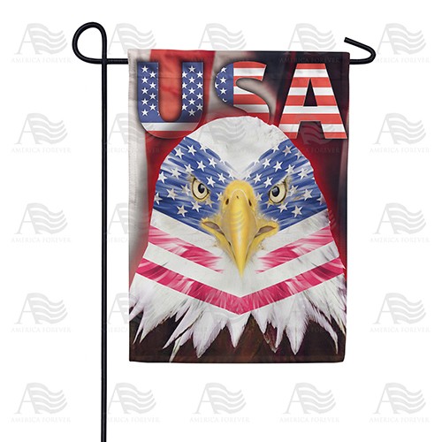 All American Eagle Garden Flag