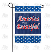 America The Beautiful Garden Flag
