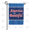 America The Beautiful Garden Flag