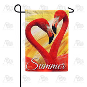 Flamingo Summer Garden Flag