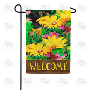 Flower Garden Welcome Garden Flag