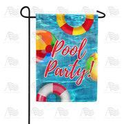 Everyone In The Pool! Garden Flag