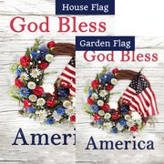 American Prayer Wreath Flags Bundle (Set of 2)