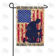 Respect For The Flag & The Fallen Garden Flag