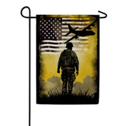 Lonely Soldier Garden Flag