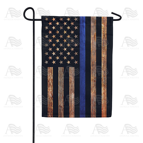 America Forever Thin Blue Line Garden Flag