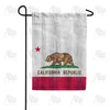 California State Wood-Style Garden Flag