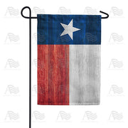 Texas State Wood-Style Garden Flag