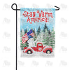 Stay Warm America Garden Flag