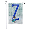 Just Keep Shovelin' Monogram Z Garden Flag