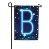 New Year Startlight - Monogram B Garden Flag