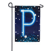 New Year Startlight - Monogram P Garden Flag