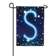 New Year Startlight - Monogram S Garden Flag