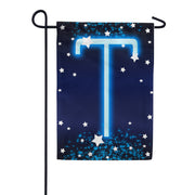 New Year Startlight - Monogram T Garden Flag