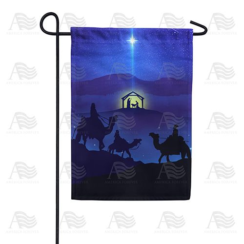 O Night Divine Garden Flag