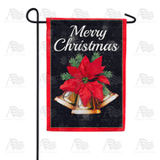 America Forever Merry Christmas Bells Garden Flag