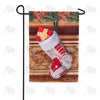 Stocking Hung On Mantle Garden Flag