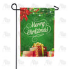 Merry Christmas Red Ribbon Garden Flag