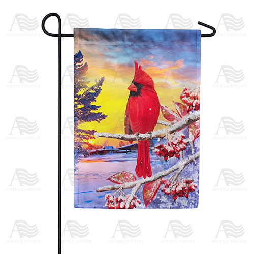 Bitter Cold Day Garden Flag