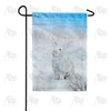 Snow White Rabbit Garden Flag