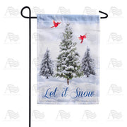 Dancing Cardinals Garden Flag