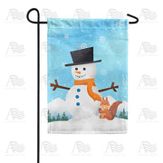 Frosty & Nutty Garden Flag