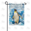 Penguin On Glacier Garden Flag