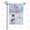 America Forever Let it Snow Garden Flag