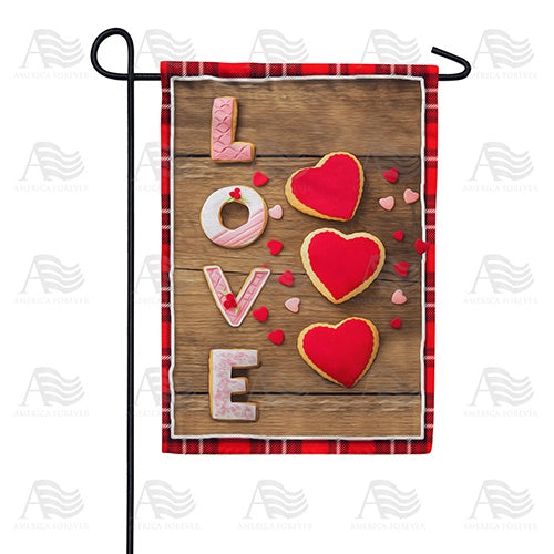 Baked With Love Garden Flag