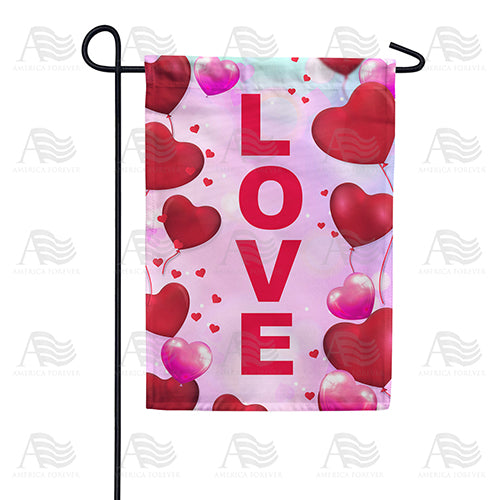 America Forever Love Is In The Air Garden Flag