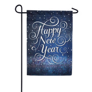 New Year Stardust Garden Flag