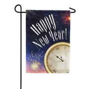 New Year Countdown Garden Flag