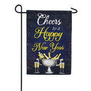 Cheers To The New Year Garden Flag